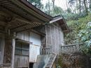 中山神社本殿覆い屋と幣殿と玉垣