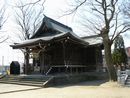高彦根神社拝殿右斜め前方と翼舎