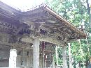 石動神社拝殿向拝に石川雲蝶によって施された彫刻