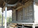 古四王神社拝殿向拝と正面外壁